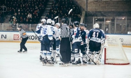 Фоторепортаж с матча плей-офф МХЛ «Чайка» — «Снежные Барсы» 4:1