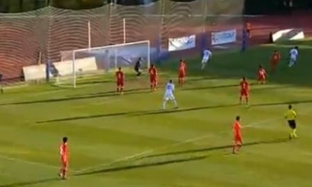 Видео гола Максата Байжанова в товарищеском матче Казахстан — Азербайджан 1:0