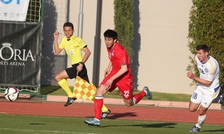 Фоторепортаж с товарищеского матча Казахстан — Азербайджан 1:0