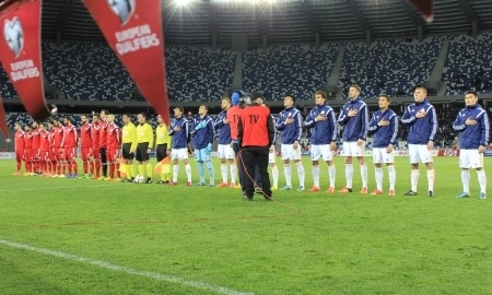 Фоторепортаж с товарищеского матча Грузия — Казахстан 1:1