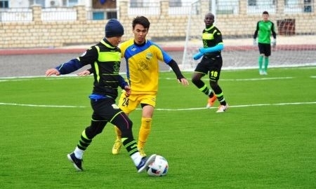 «Каспий» сыграл товарищеский матч