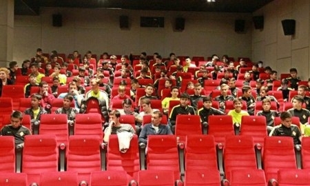 Воспитанники «Кайрата» посетили предпоказ фильма «Коробка»