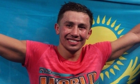 Казахстанцы рисуют Головкина и делают футболки в честь его дня рождения