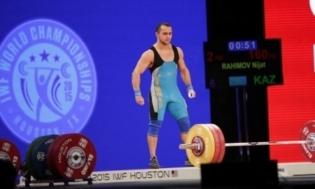 Казахстанские тяжелоатлеты победители чемпионата мира-2015 Зайчиков и Рахимов получили по 7,7 миллионов тенге