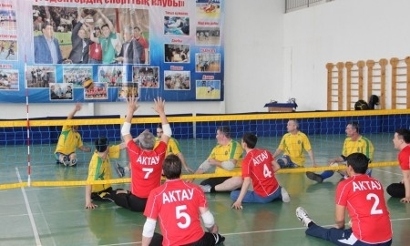 Команда Мангистау занимает третью позицию в стартовавшем чемпионате Казахстана по волейболу сидя