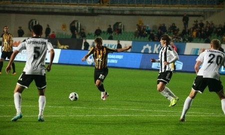 Отчет о матче Премьер-Лиги «Кайрат» — «Шахтер» 0:0