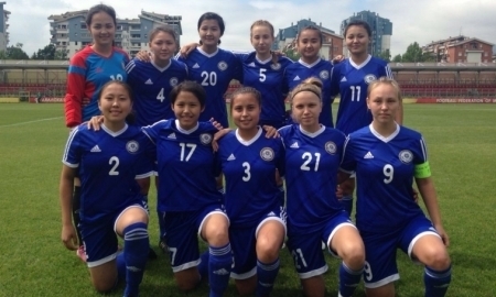 Женская юношеская сборная Казахстана уступила Украине по пенальти