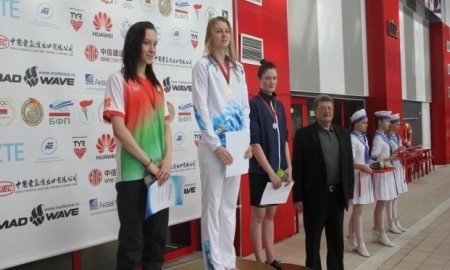 Сборная Казахстана по плаванию выиграла в Беларуси восемь медалей