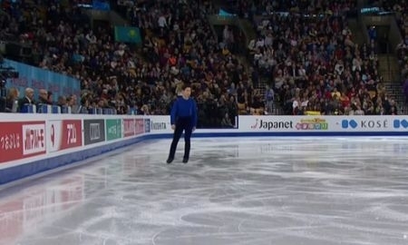 Видео произвольной программы Дениса Тена на чемпионате мира в Бостоне