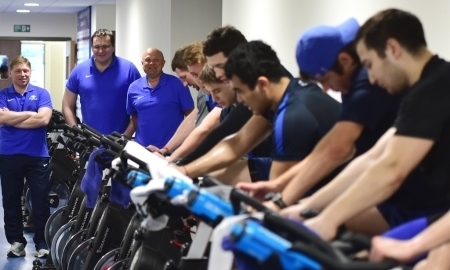 Фоторепортаж с тренировки сборной Казахстана