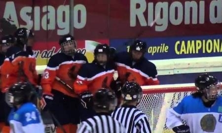 Видеообзор матча дивизиона I группы В чемпионата мира среди женщин Нидерланды — Казахстан 3:6