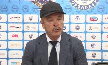 Видео послематчевой пресс-конференции Бахтияра Байсеитова игры Премьер-Лиги «Ордабасы» — «Тобол» 2:2