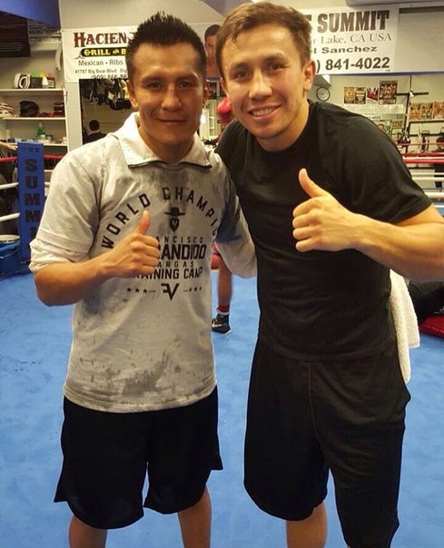 Геннадий Головкин тренируется вместе с Франсиско Варгасом