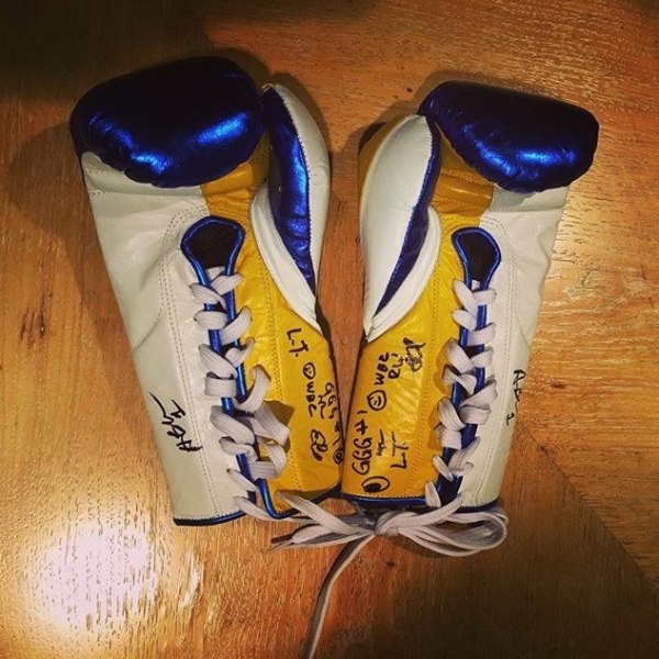 Головкин показал перчатки на бой с Уэйдом