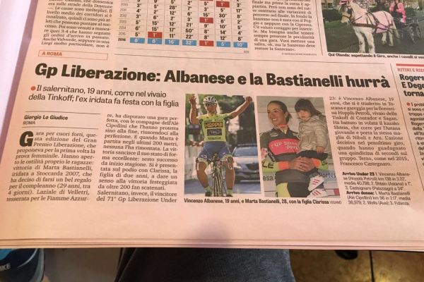 Григорий Штейн — второй на однодневной гонке в Италии