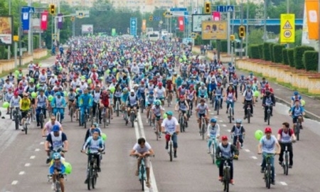 Массовый велопробег пройдет в Астане 7 мая