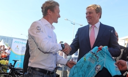 Король Нидерландов посетил команду «Астана»