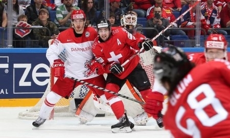 Швейцария одолела Данию в овертайме — в группе сборной Казахстана на чемпионате мира