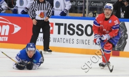 Казахстан проигрывает Норвегии после второго периода