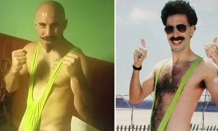 О’Салливан вызвал Головкина на бой переодевшись в костюм Бората