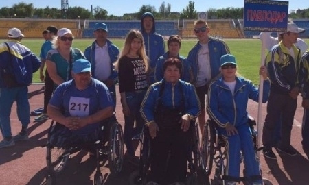 В ЮКО проходит чемпионат РК по легкой атлетике среди людей с ограниченными возможностями