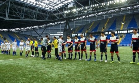 Сборные КФБ и AIBA сыграли в футбол