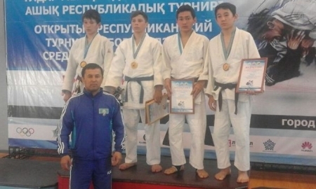 Спортсмены Мангистау завоевали 4 медали на турнире по дзюдо в городе Аксу