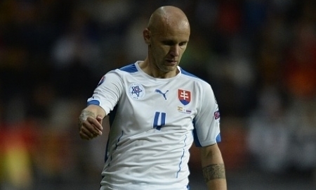 Тесак отметился голевой передачей за сборную Словакии