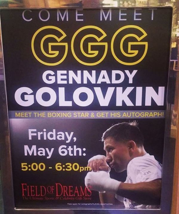 Геннадий Головкин проведет автограф-сессию в Лас-Вегасе