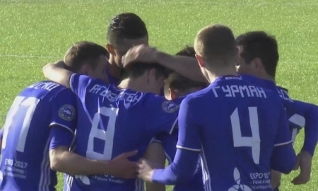 Видео гола Джордже Деспотовича в матче Премьер-Лиги «Окжетпес» — «Астана» 0:1