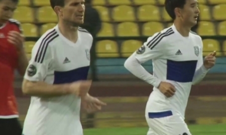 Видео гола Бауыржана Байтана в матче Премьер-Лиги «Тараз» — «Шахтер» 1:2 