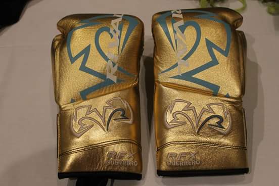 Канат Ислам представил перчатки и шорты на бой с Хуаном Де Анхелем