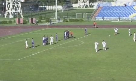 Видео гола Сержа Нганбе Бандо в матче Премьер-Лиги «Жетысу» — «Окжетпес»