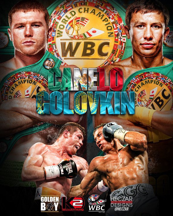 Головкин поблагодарил графического дизайнера за красивую афишу к бою с Канело