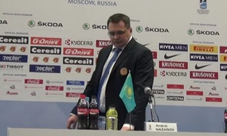 Видео послематчевой пресс-конференции игры чемпионата мира-2016 Казахстан — Норвегия 2:4