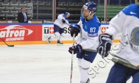 Фоторепортаж с матча чемпионата мира-2016 Казахстан — Латвия 1:2