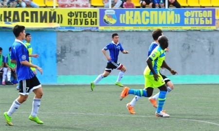 Фоторепортаж с матча Первой лиги «Каспий» — «Байтерек» 4:0