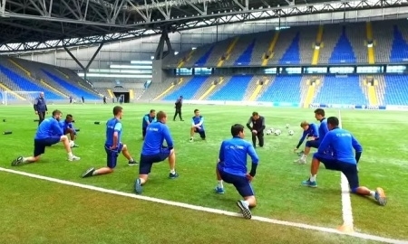 Видео с восстановительной тренировки ФК «Астана»