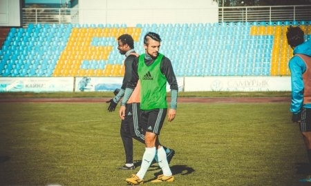 Фоторепортаж с вечерней тренировки «Жетысу»