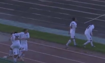 Видео гола Душана Савича в матче Премьер-Лиги «Жетысу» — «Шахтер»