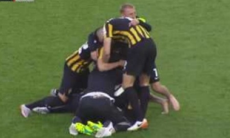 Видео гола Леандре Тавамбы в матче Премьер-Лиги «Кайрат» — «Акжайык» 3:2