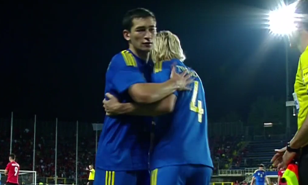 Тимощук сыграл с Албанией