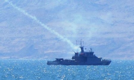 Корабль «Орал» вышел в море для подготовки к морскому биатлону