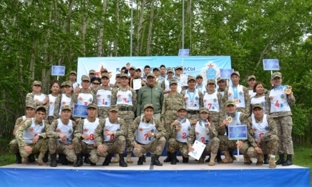 Определились победители чемпионата Вооруженных сил РК по военизированному кроссу