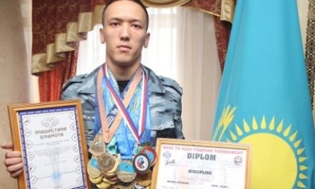 Сотрудник СОБР Астаны завоевал ІІ место на Открытом чемпионате Европы по рукопашному бою
