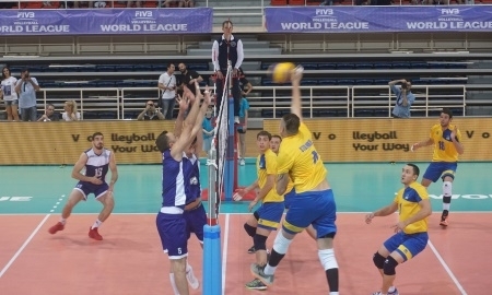 Казахстан проиграл Греции в матче Мировой лиги