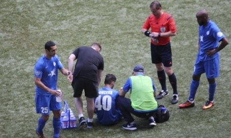 У Фонсеки диагностирован надрыв мышцы задней поверхности бедра