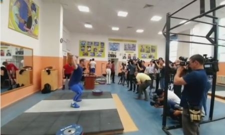 Ильин провел открытую тренировку