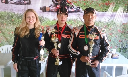 Андреева из Astana Motorsports завоевала «cеребро» на втором этапе чемпионата РК по картингу