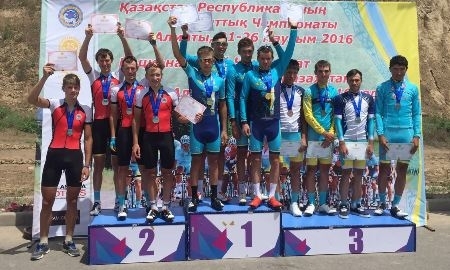 Определились победители командной гонки чемпионата Казахстана по велоспорту на шоссе
